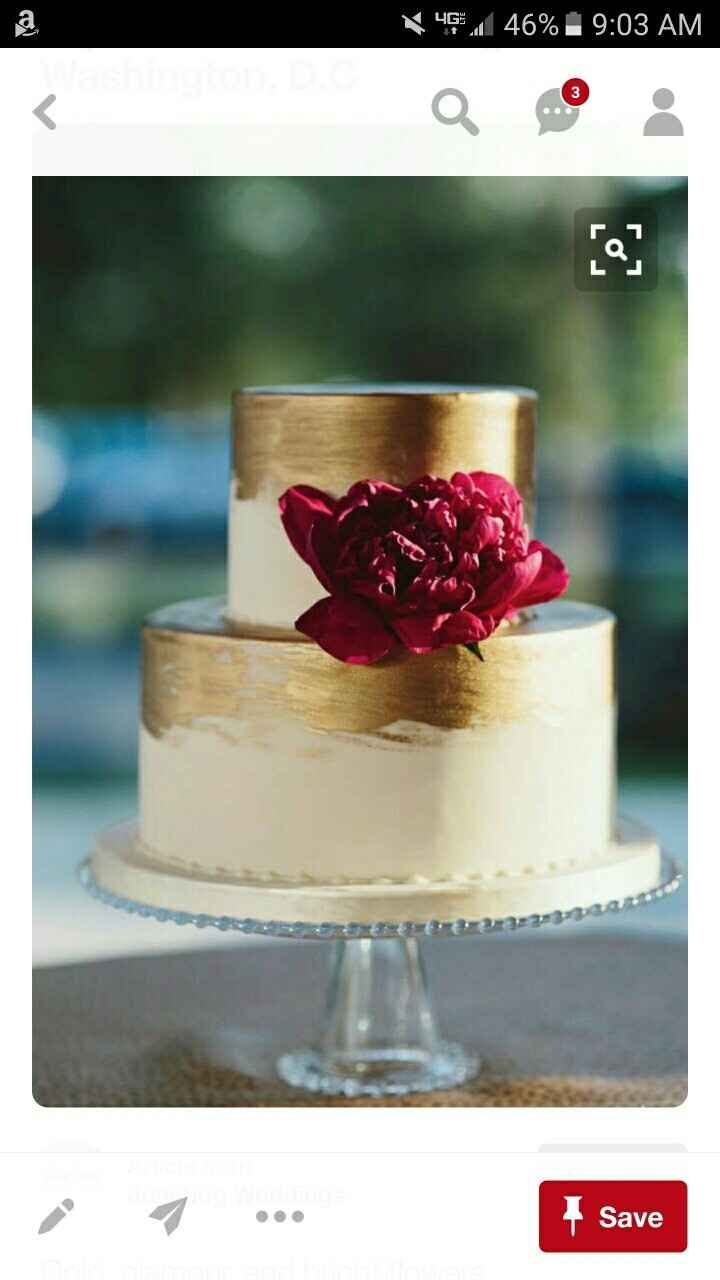 Deposit down for wedding cake !!