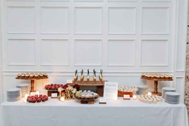 What is on your dessert table?