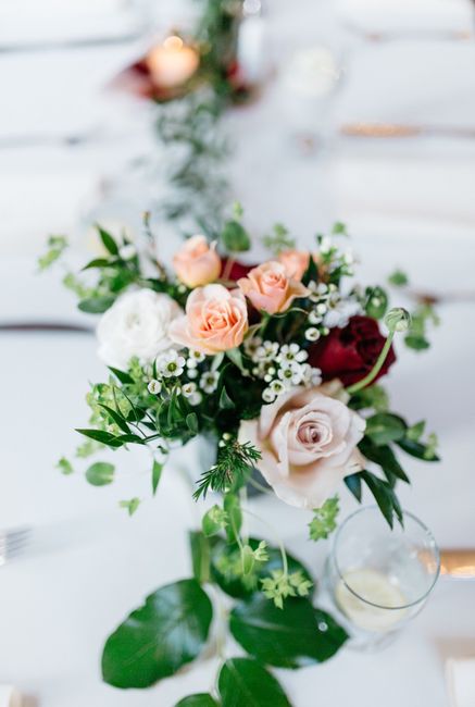 Long table centerpieces