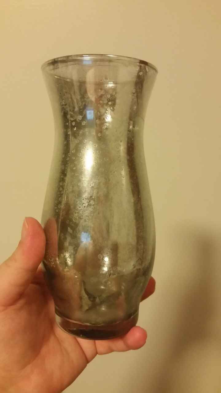 My Bridesmaids and I made DIY Mercury Glass!