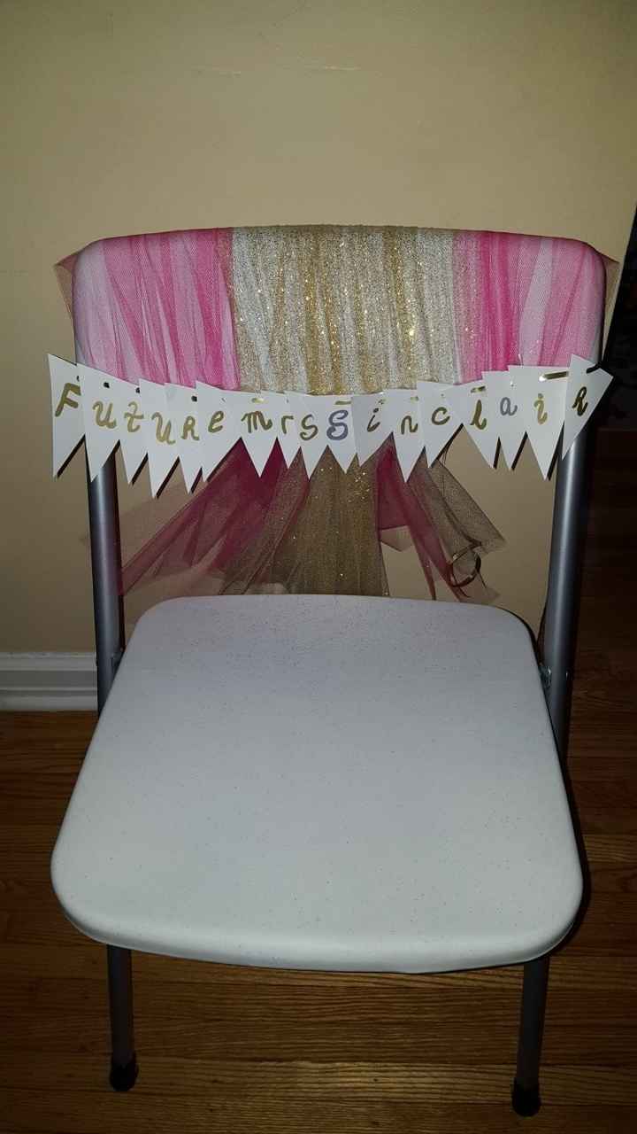 Bridal shower chair - 1