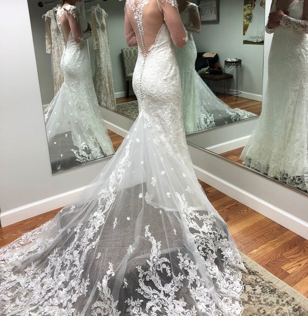 Wedding dress looks weird in the hips 2
