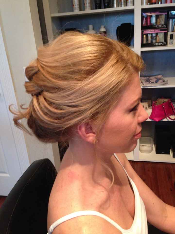 Hair trial #2. Happier this time around. (pics)