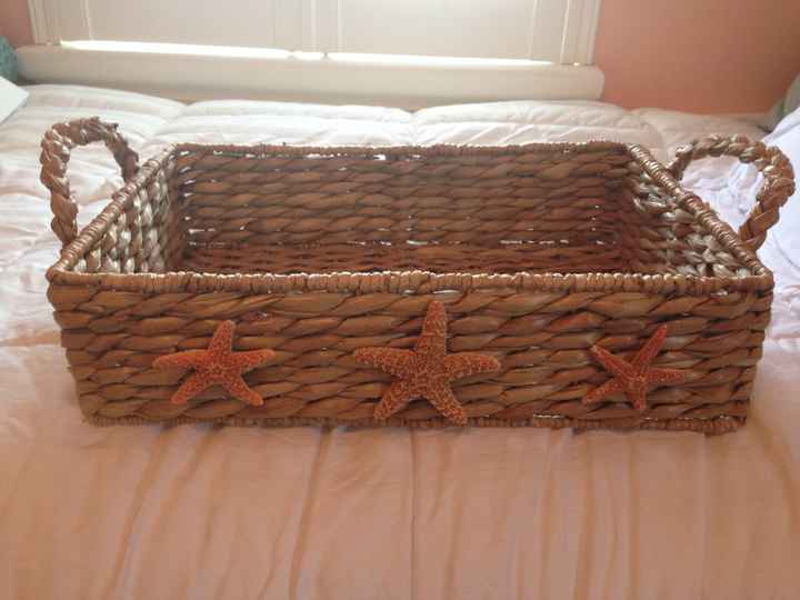 Made my flower girl basket :) w/pic