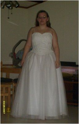 Sooo 2 days until my wedding and I got my dress back...and I hate it.