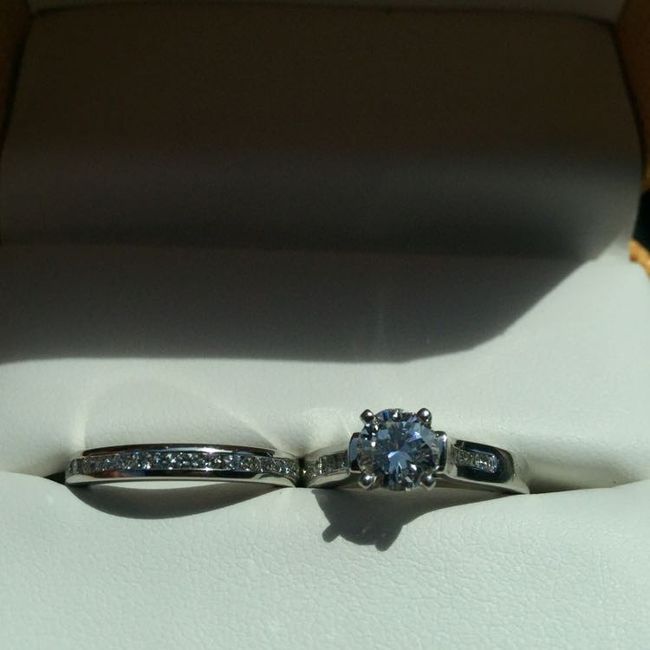 Engagement ring/wedding ring