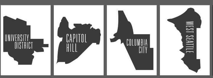 My Seattle neighborhood table "number" proofs are in!!!!!! Pictures included!