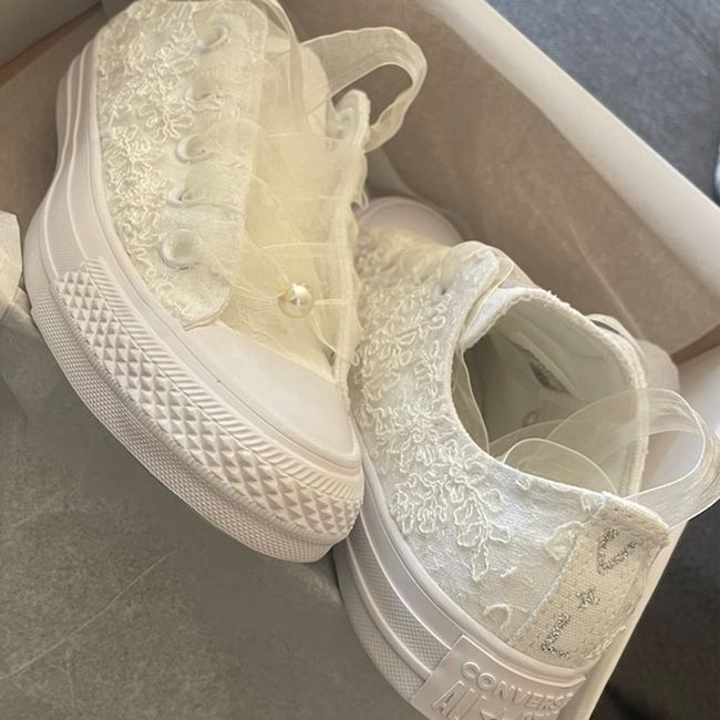 Can't decide on which bridal sneaker to wear? 3