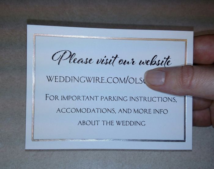 Ok to include with invitation?