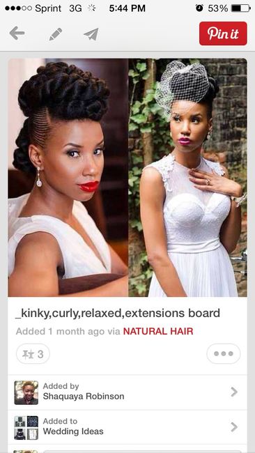 Any natural hair brides out there??