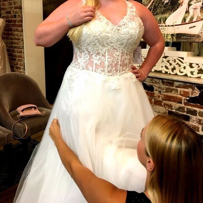 How much was your wedding dress? 6