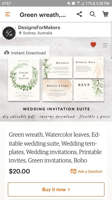 Etsy Wedding Invitations 5
