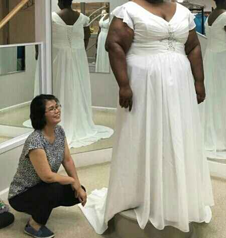 I picked up my dress!