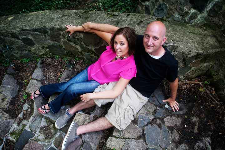 For engagement photos, did you...