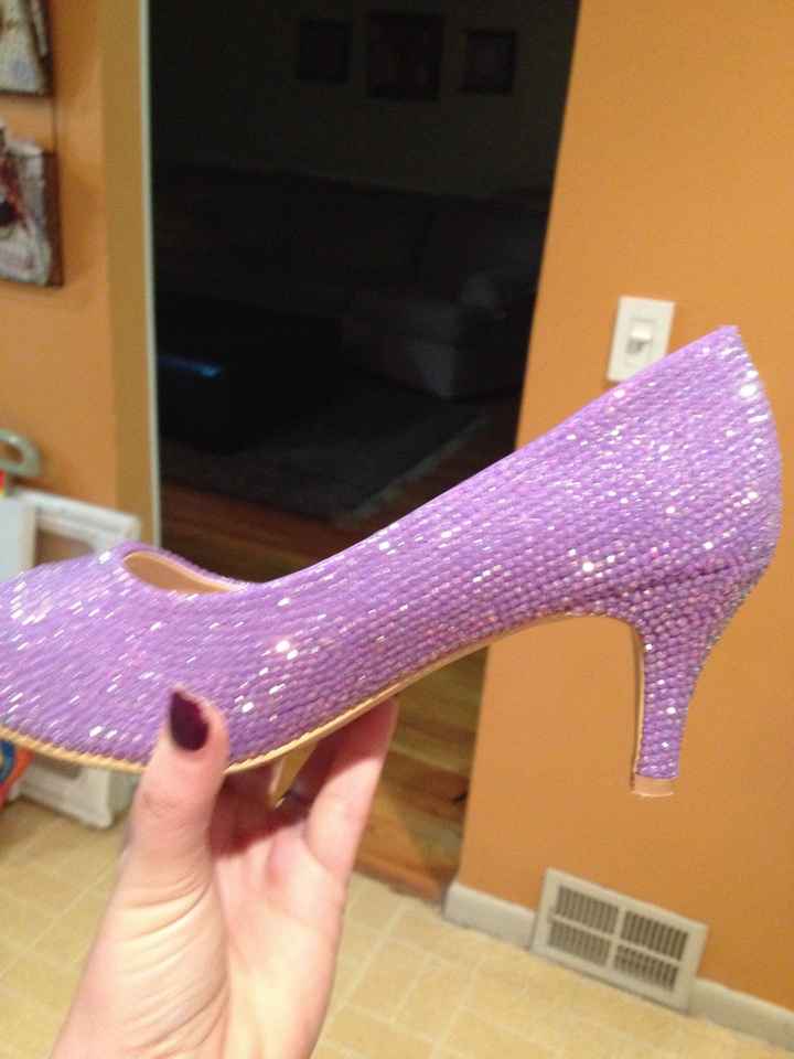 Is it weird that I bought my wedding shoes before my dress? PICS included!
