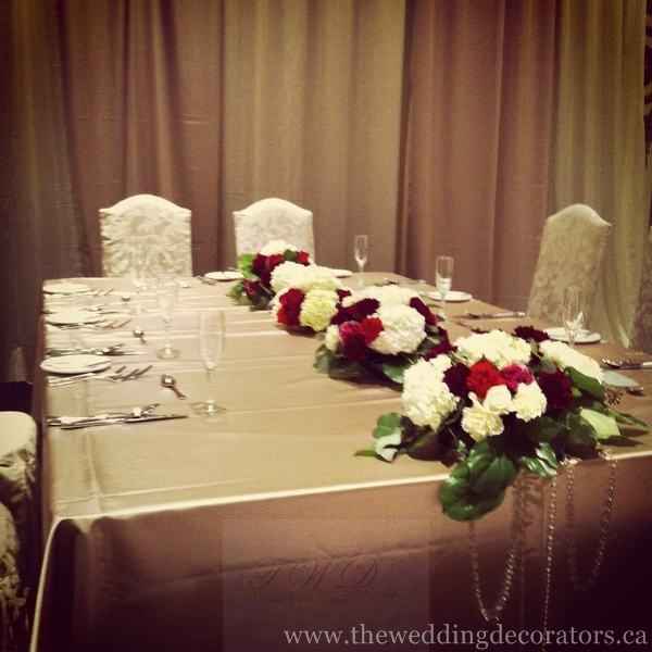 Head table vs. sweetheart