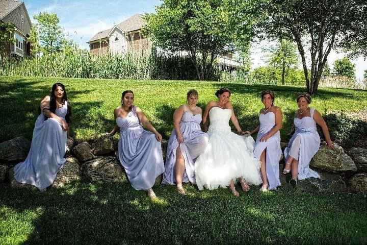 Bridesmaids dresses mix match HELP