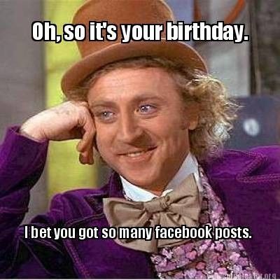 In honor of GameCox' birthday...TODAY IS MEME DAY.