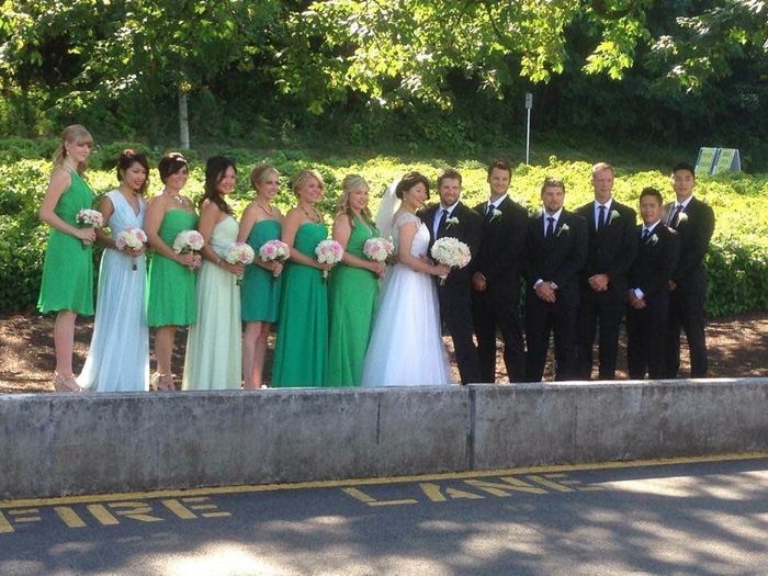 Mismatch bridesmaid dress question.... the long and the short of it