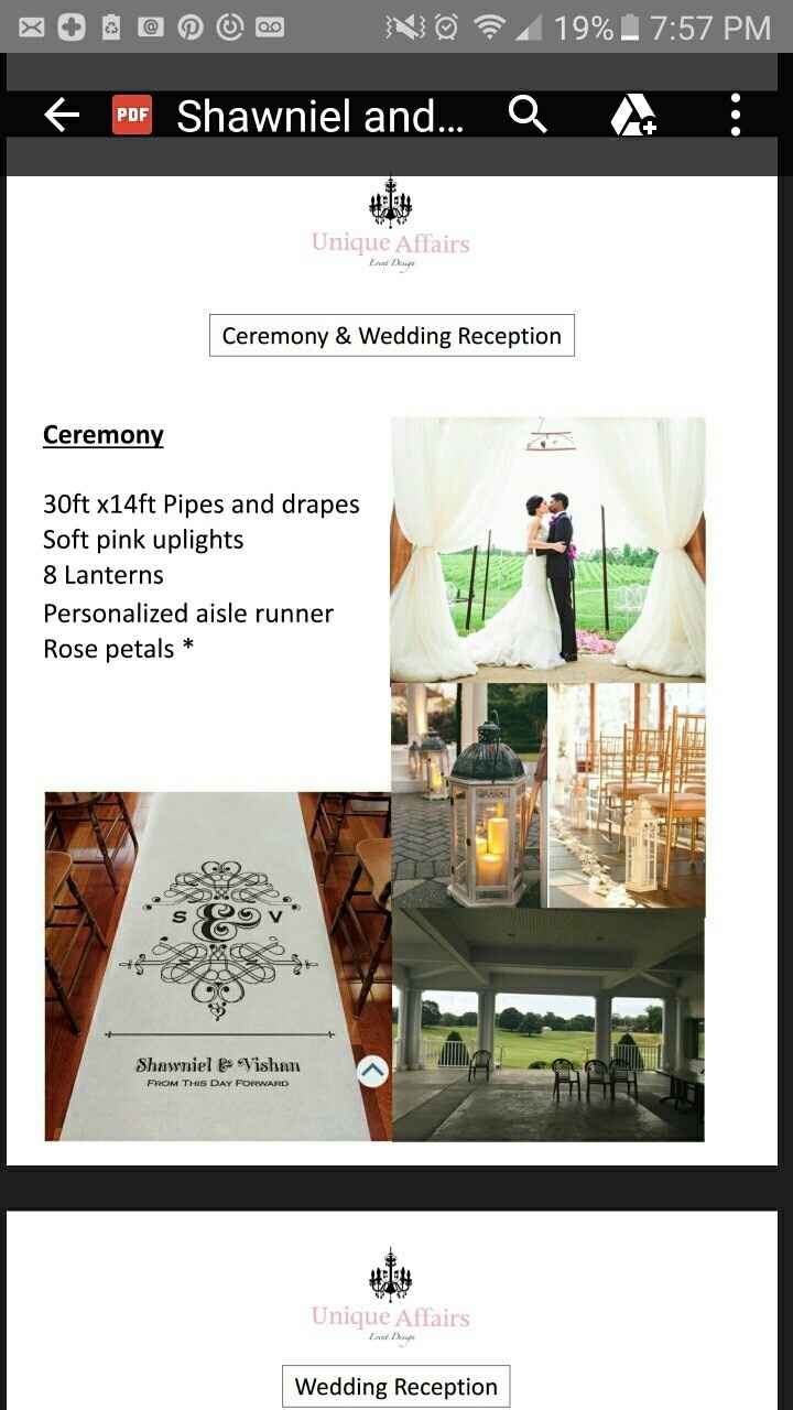 The best decision I made was hiring decorator for the wedding.