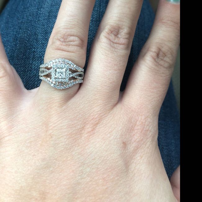 E-ring and engagement ring - 1