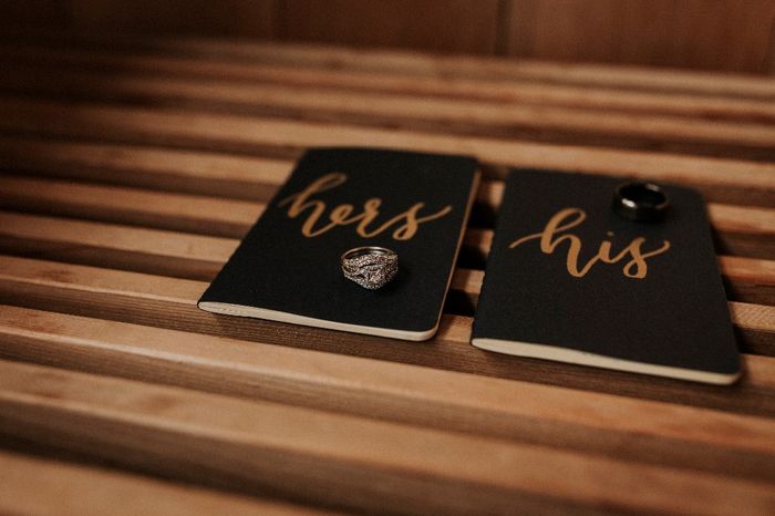 Vow books & rings