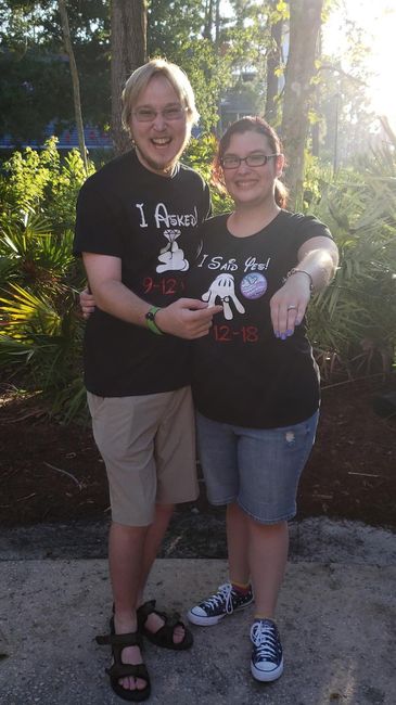 T-shirts my future mother-in-law made for us