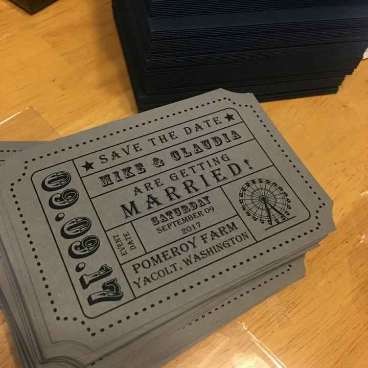 Show me your save the dates!!