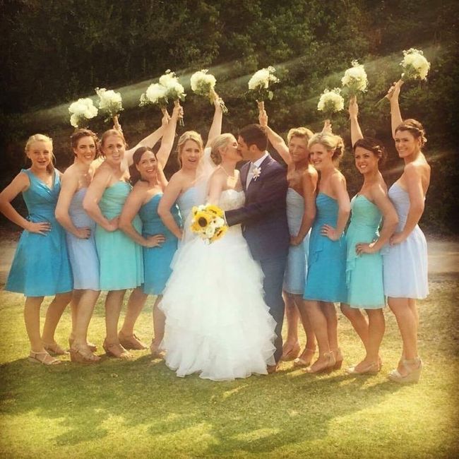 Let's see those mismatched dresses!