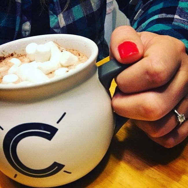 Shameless Mug/Engagement Ring Pics!