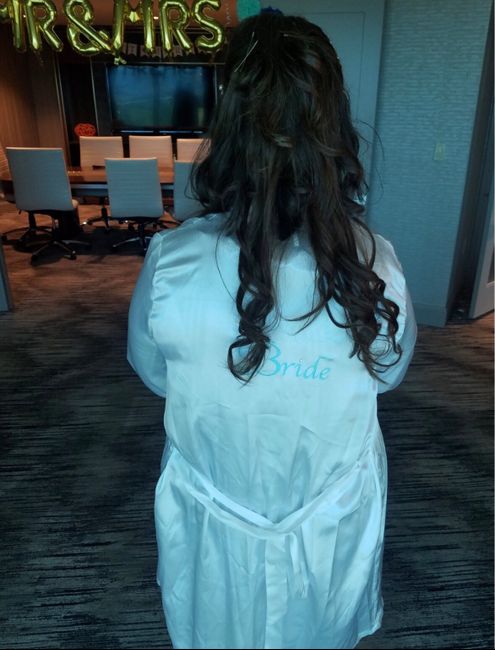 Brides!!!! Hair Down. show me your real pics - 1