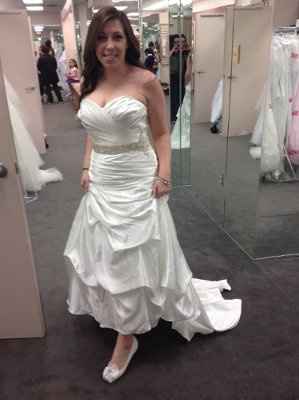 got some shoes and sash for my dress!!!!!