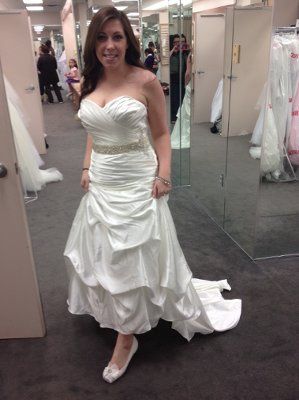 got some shoes and sash for my dress!!!!!