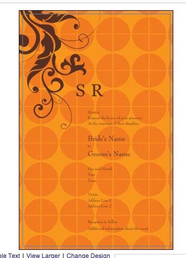 Invitations thru VP