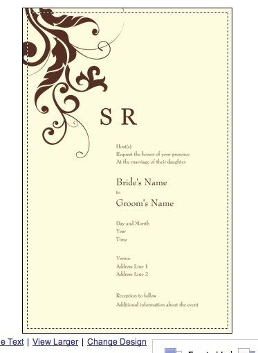 Invitations thru VP