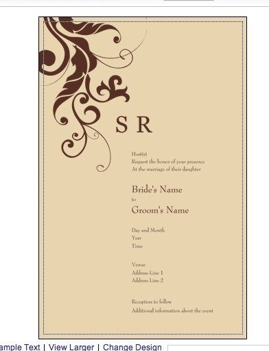 Invitations thru VP