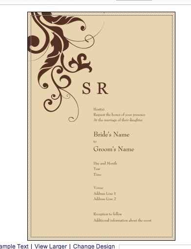 Invitations thru VP