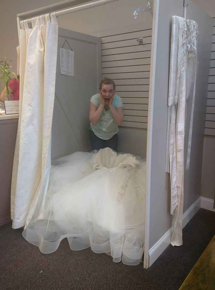 Had my 2nd fitting, won't see my dress again until the week before!!!