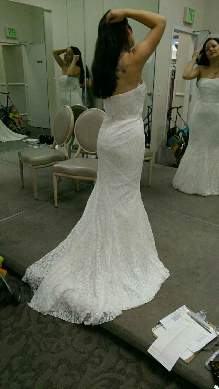 Since I can't show my dress off to my fiance yet...