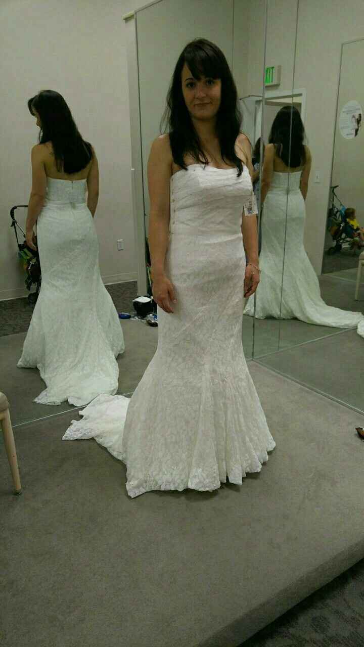 Since I can't show my dress off to my fiance yet...