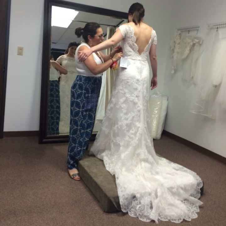 ETA Photo: Hating my dress... I knew this would happen!