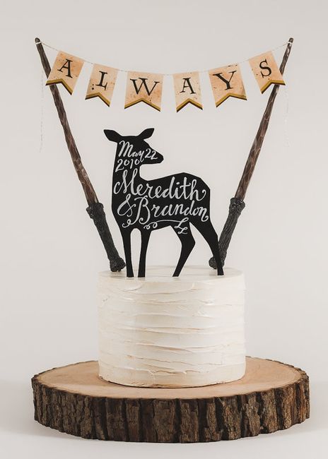 Opinions on cake topper ideas? Help me out?