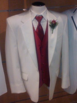 white tux