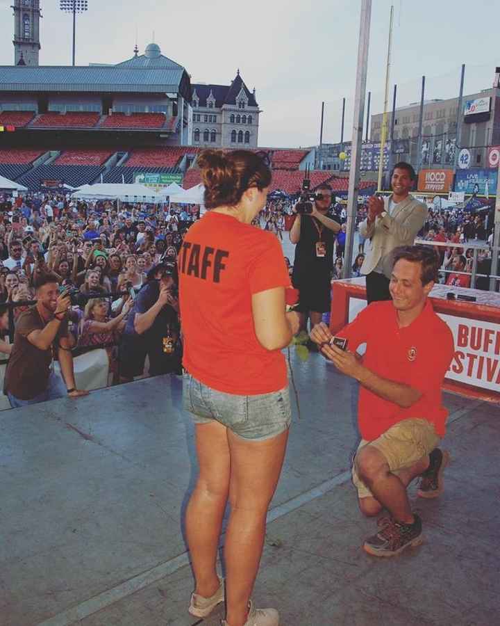 Engaged September 1, 2018 at The National Buffalo Wing Festival