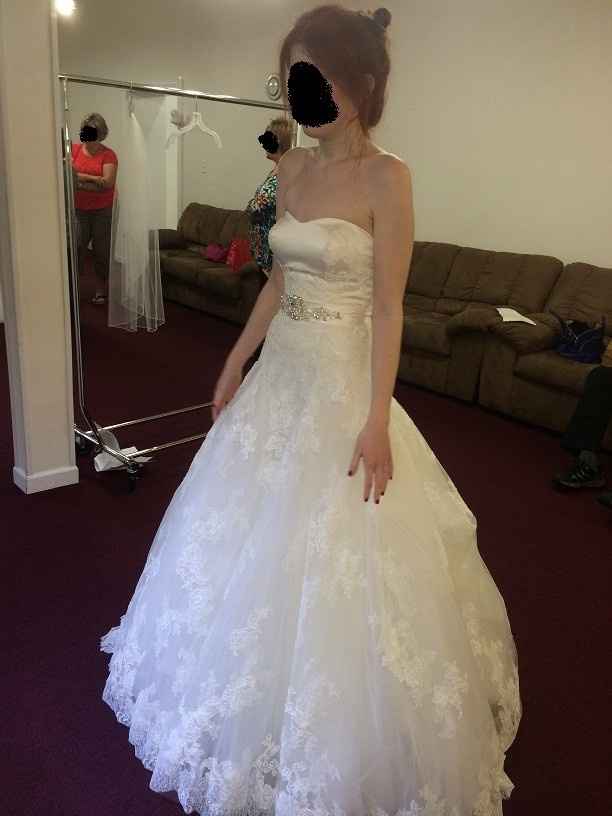 Had my last fitting and it went great!!  (pics)