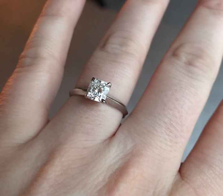 Lets see those beautiful engagement rings