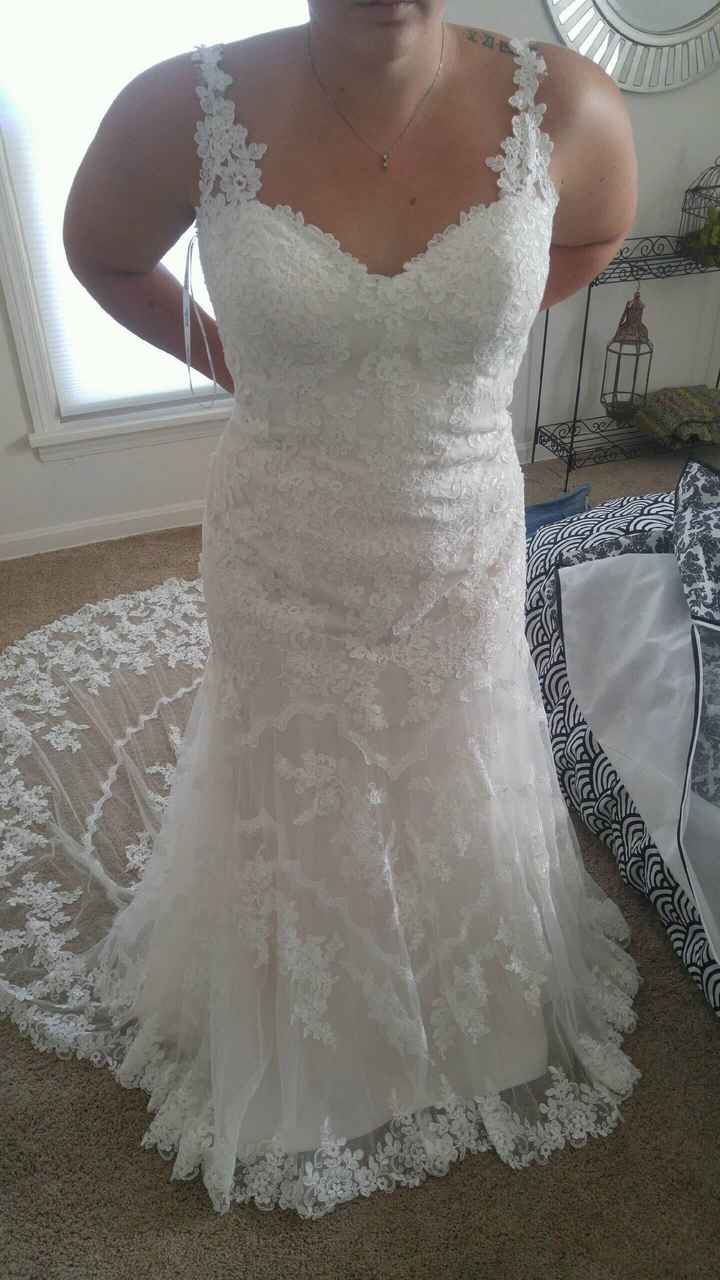 Alterations on a lace dress