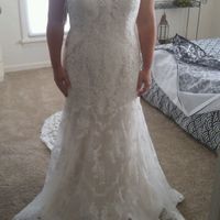 Alterations on a lace dress