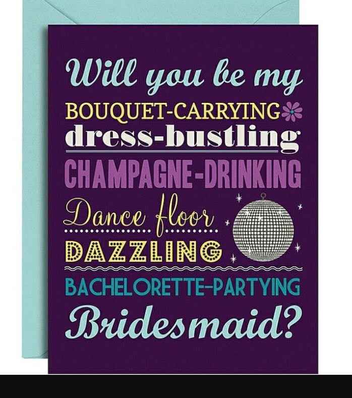 Bridesmaid proposal ideas!