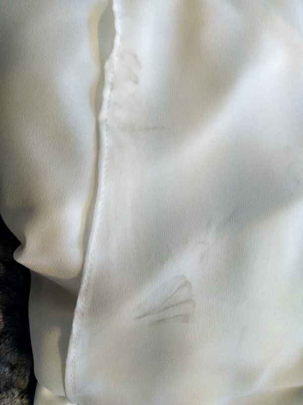 Minor Stains on Dress-take to cleaner or Diy? - 1